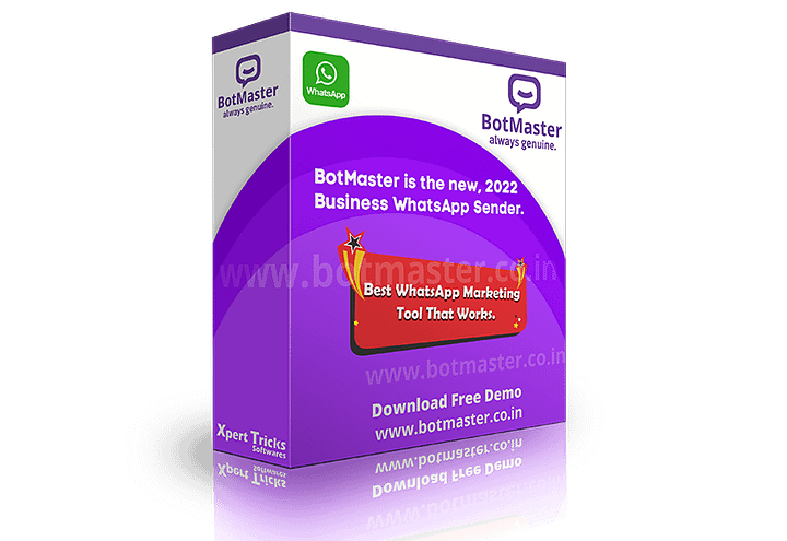 BotMaster® | برنامج إرسال رسائل واتساب بالجملة للمسوقين والمؤثرين product image (1)