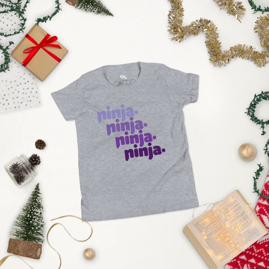 Quad Ninja Kids Tee: Purple product image (7)