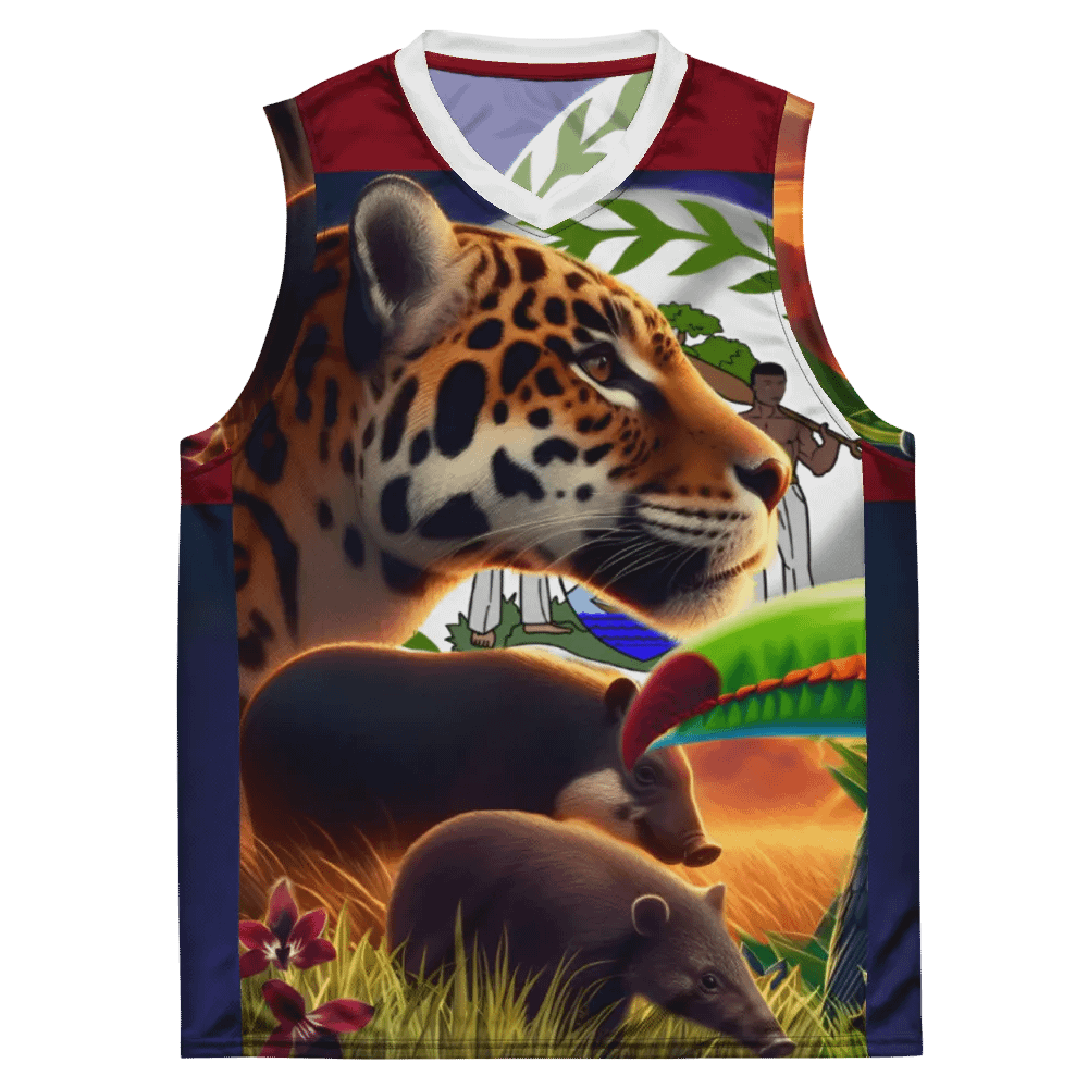 Beauty of Belize Basketball Jersey product image (1)