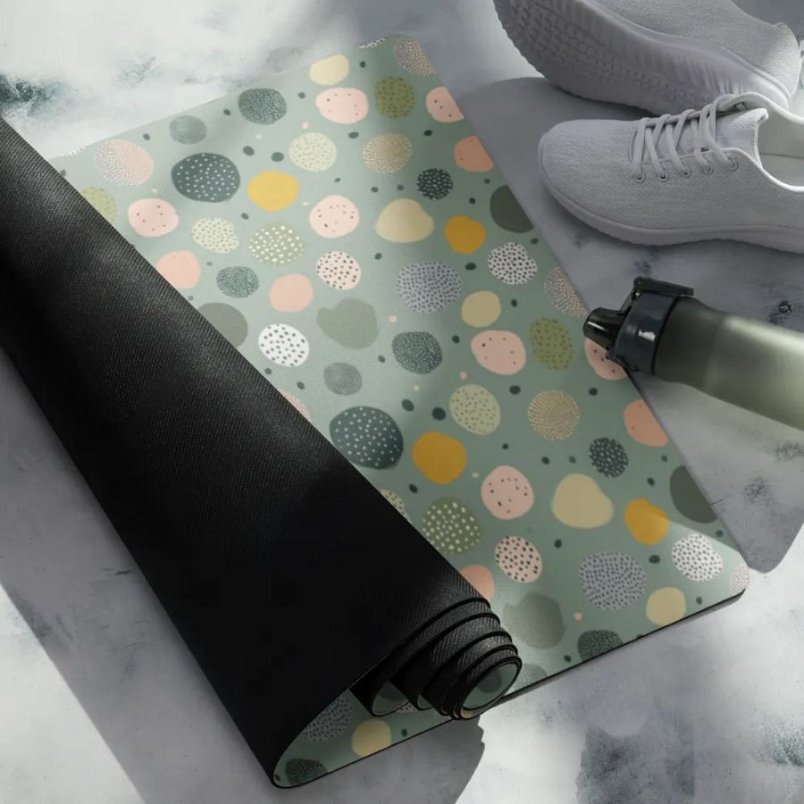 Green Boho Yoga Mat by Treasure Pie product image (5)