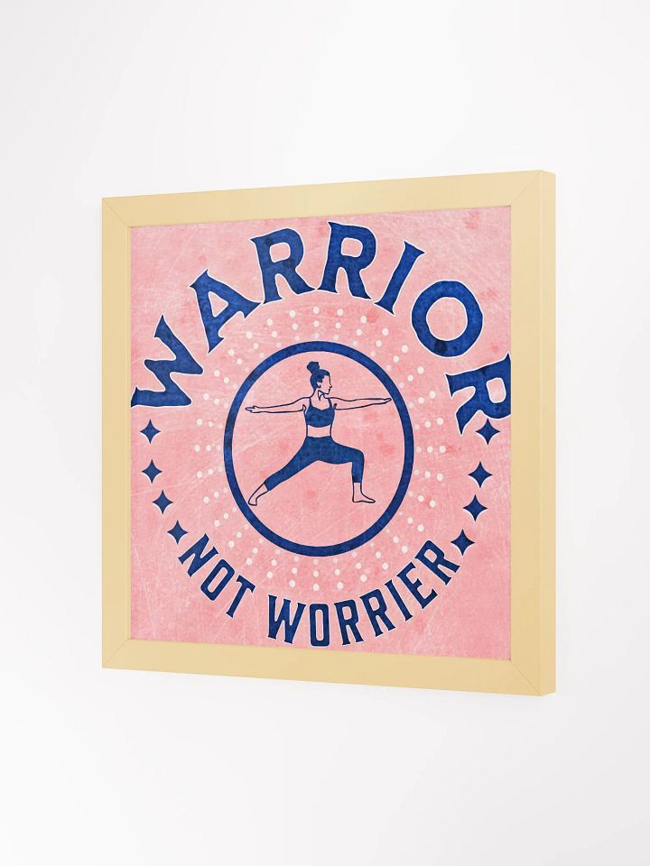 Warrior Not Worrier-pink product image (2)
