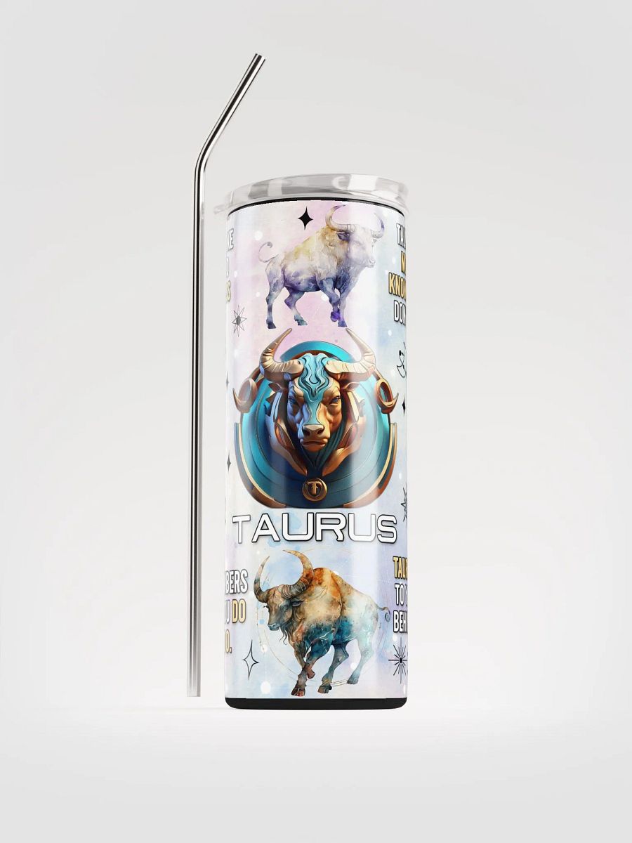 Celestial Taurus Stainless Steel Tumbler product image (2)