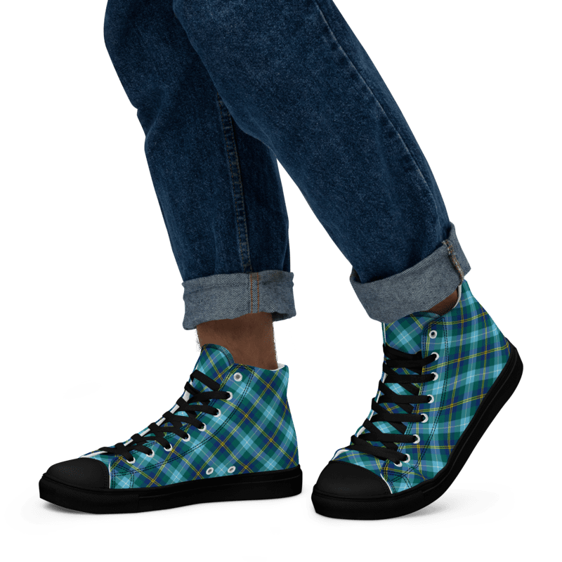 Porteous Tartan Men's High Top Shoes product image (5)