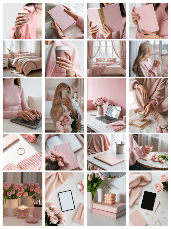 MRR & PLR Pink Aesthetic Stock Photos product image (3)
