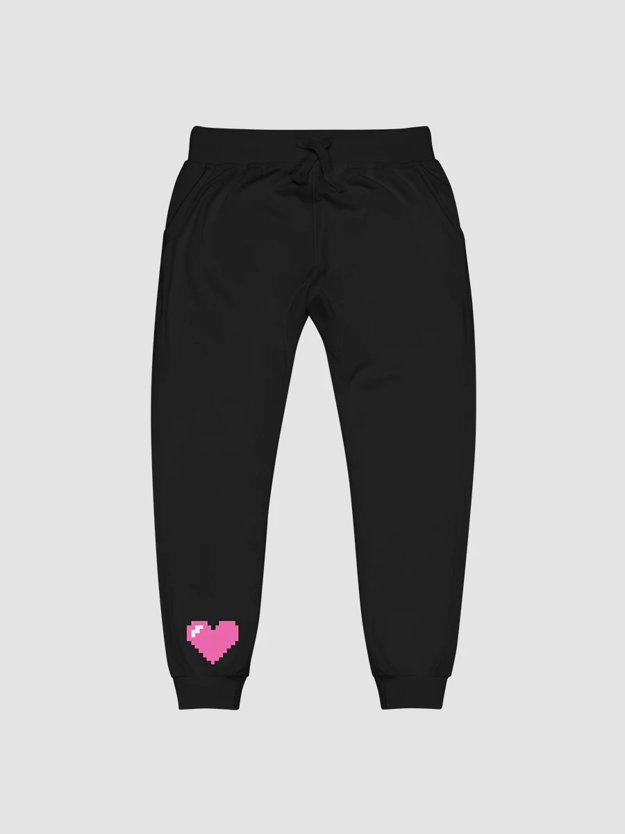 Pixel Heart Fleece Sweatpants product image (1)