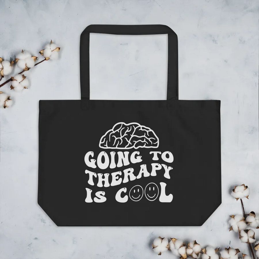 Going To Therapy Is Cool Bag product image (7)