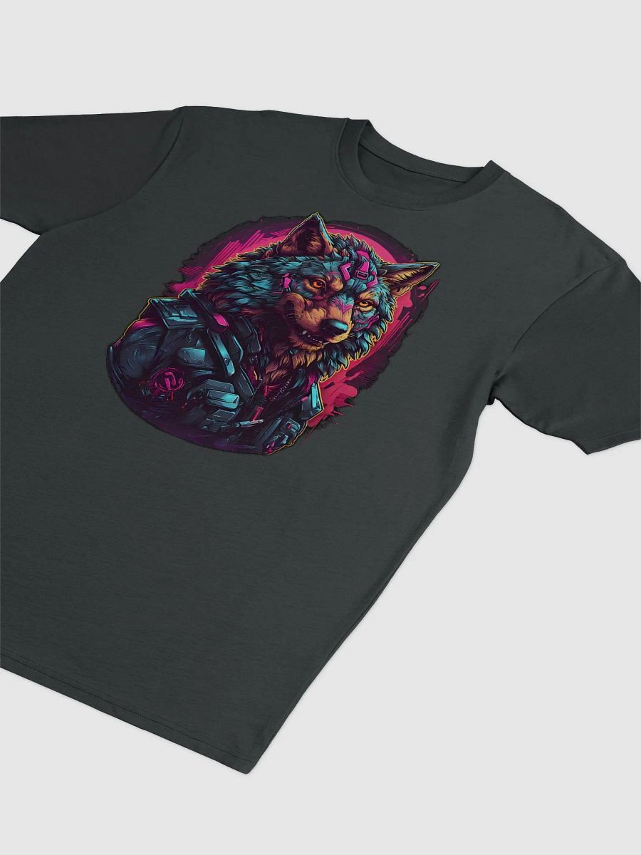Neon Wolf Cyberpunk Tee product image (10)