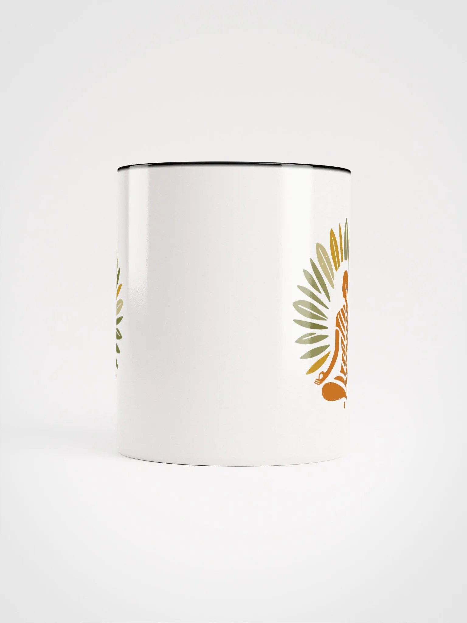 Zen Leaf Meditation Mug | Ancient Wisdom Meets Boho Style product image (43)