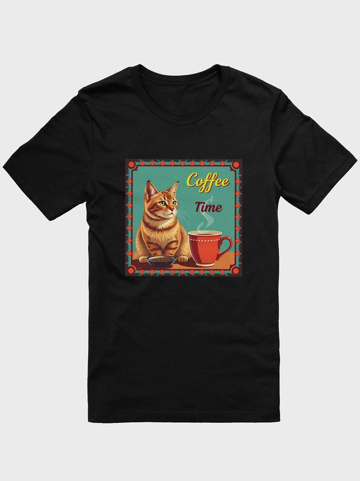 Coffee Cat Time T-Shirt product image (2)