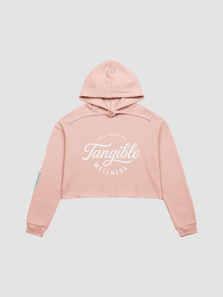 Tangible Script Cropped Hoodie product image (1)