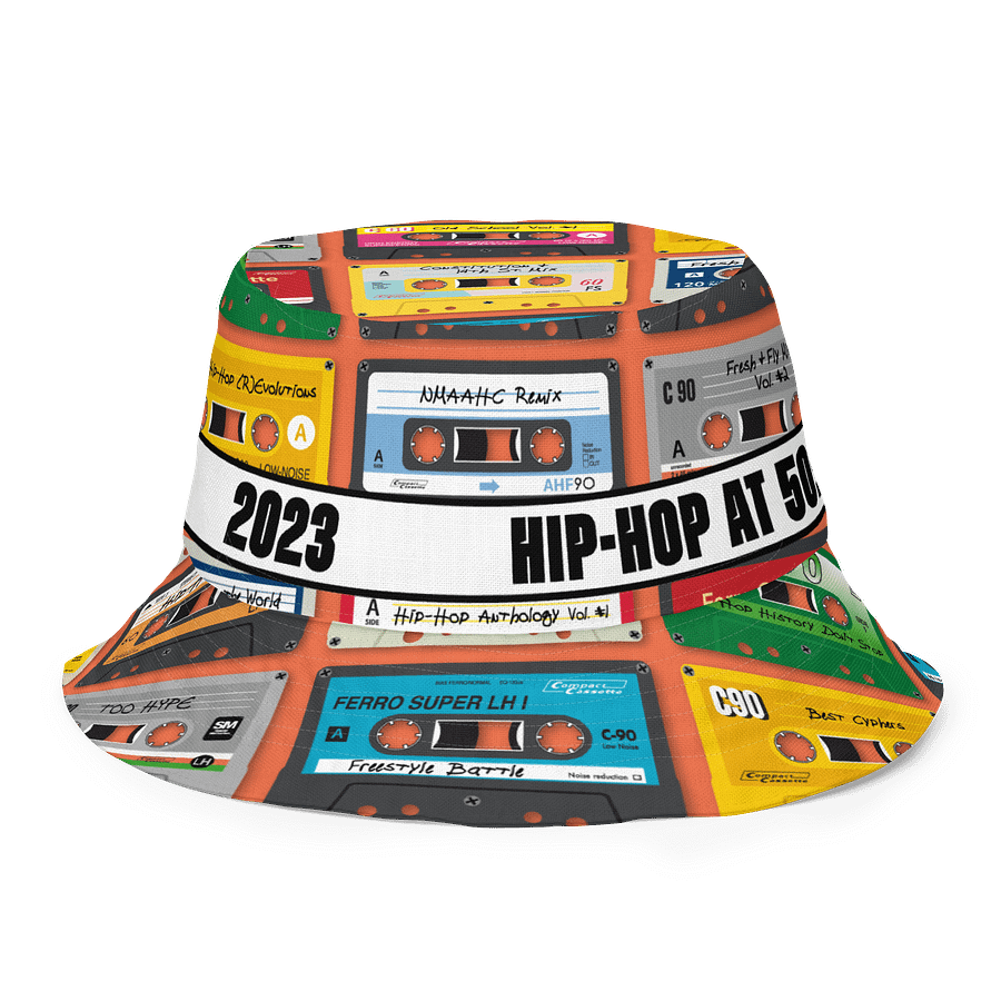 Hip-Hop at 50 Reversible Bucket Hat - Orange Image 2