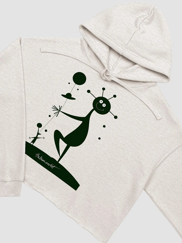 Bella+Canvas Fleece Crop Hoodie product image (1)
