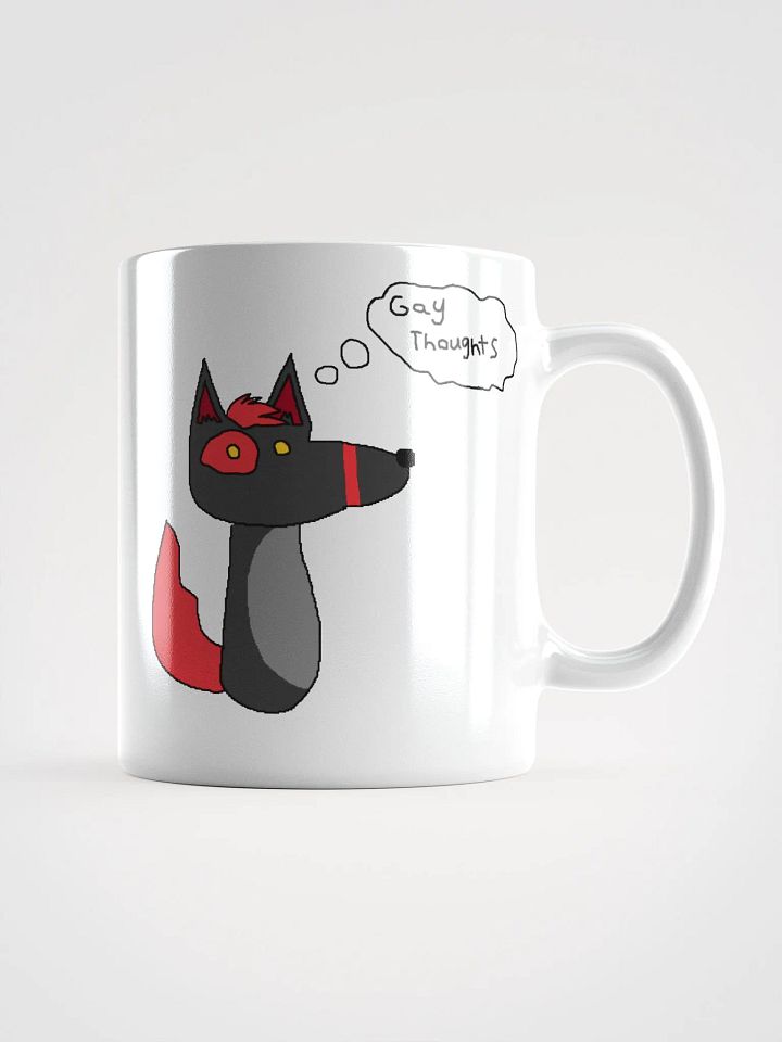 Gay Thoughts White Glossy Mug product image (2)