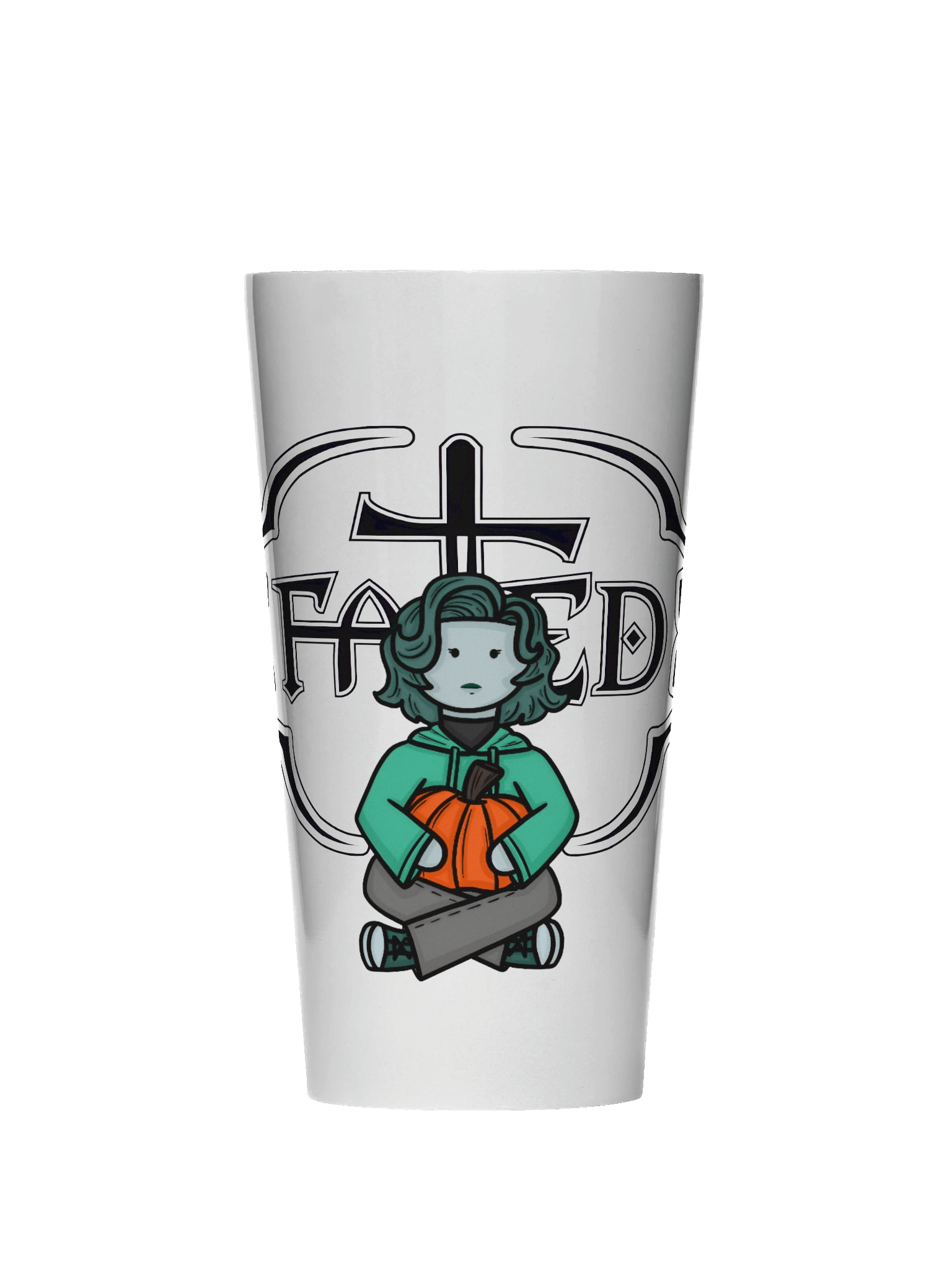 Limited Edition Fall Travel Mug – Nimue with a Pumpkin product image (1)