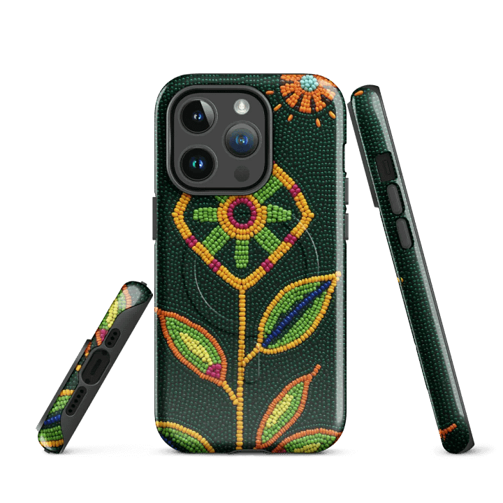 Floral Faux-Beadwork iPhone® Case product image (3)