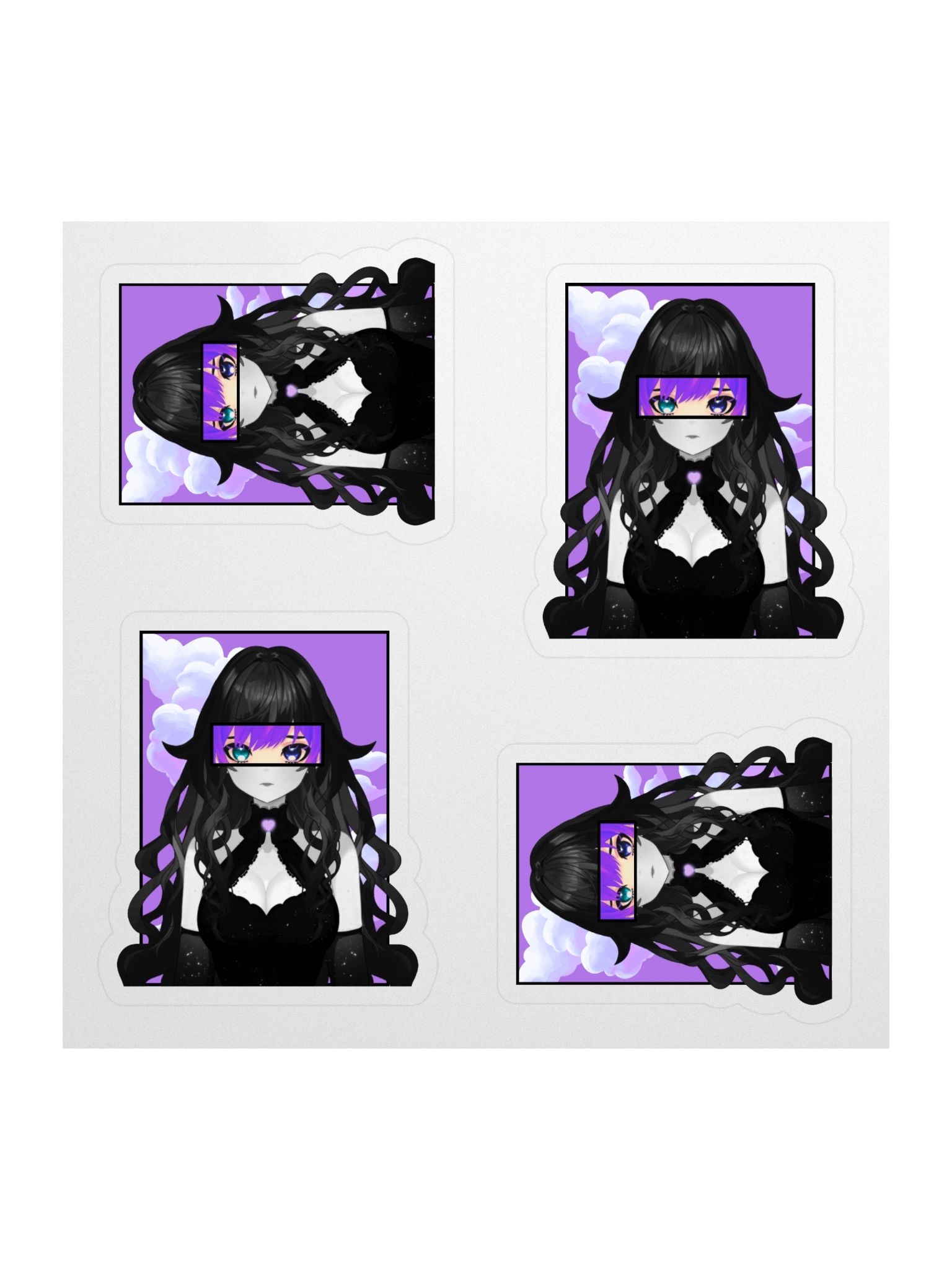 (SFW) Waifu Sticker Sheet product image (1)