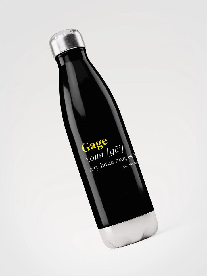 Gage Definition Stainless Steel Water Bottle product image (1)