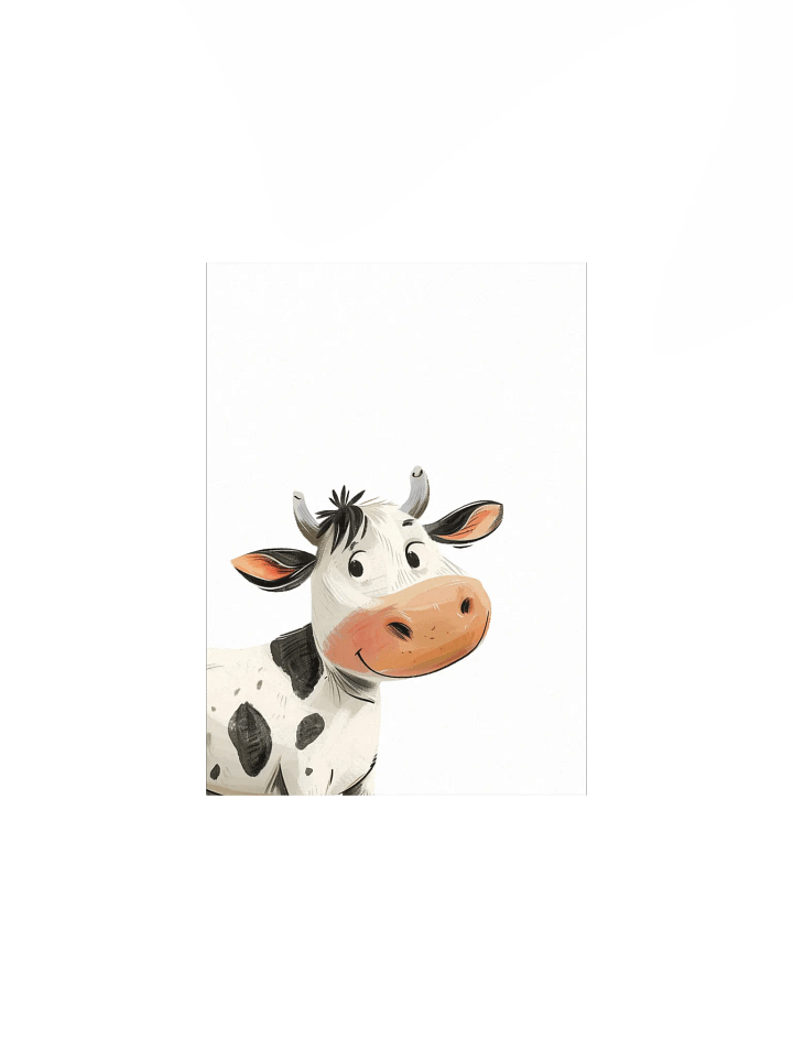Holstein Cow Nursery Wall Print product image (2)