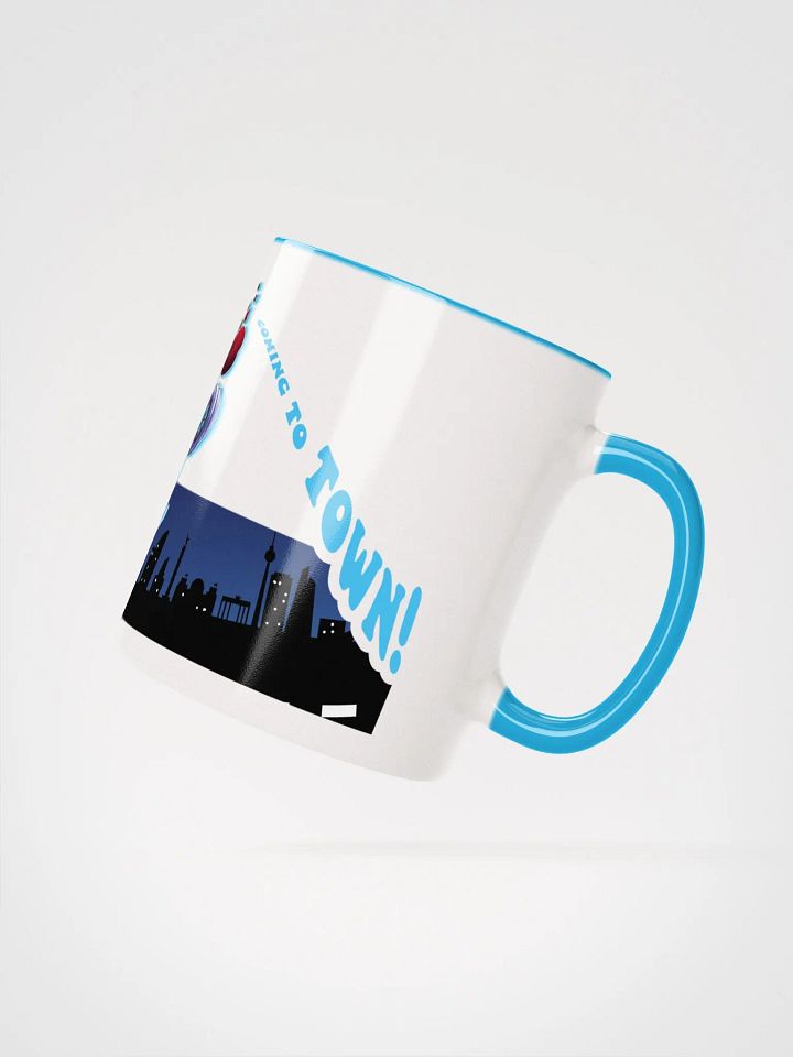 "Santa Claus is coming to town!" Scarvenmot Trio Ceramic Mug With Color product image (4)