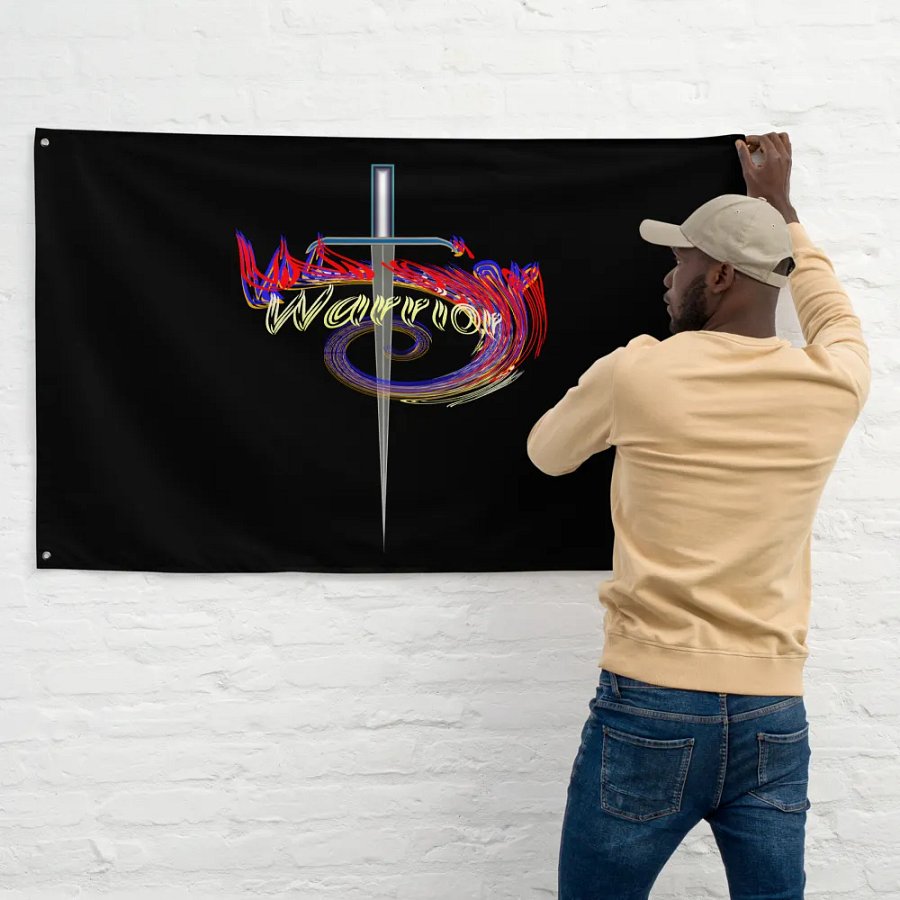 Warrior - Black - Flag product image (11)
