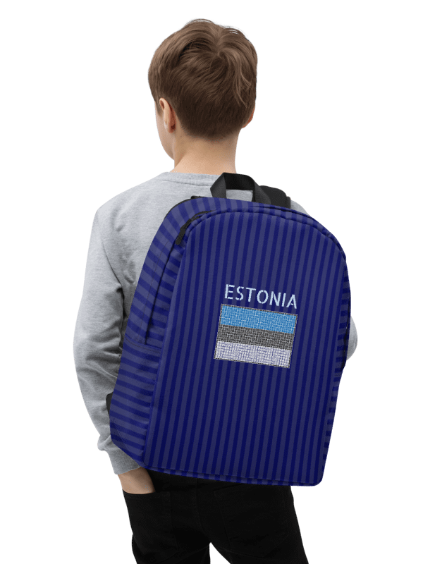 Estonian Flag All-Over Print Backpack product image (2)