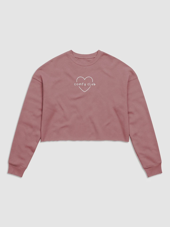 comfy club cropped crewneck product image (1)