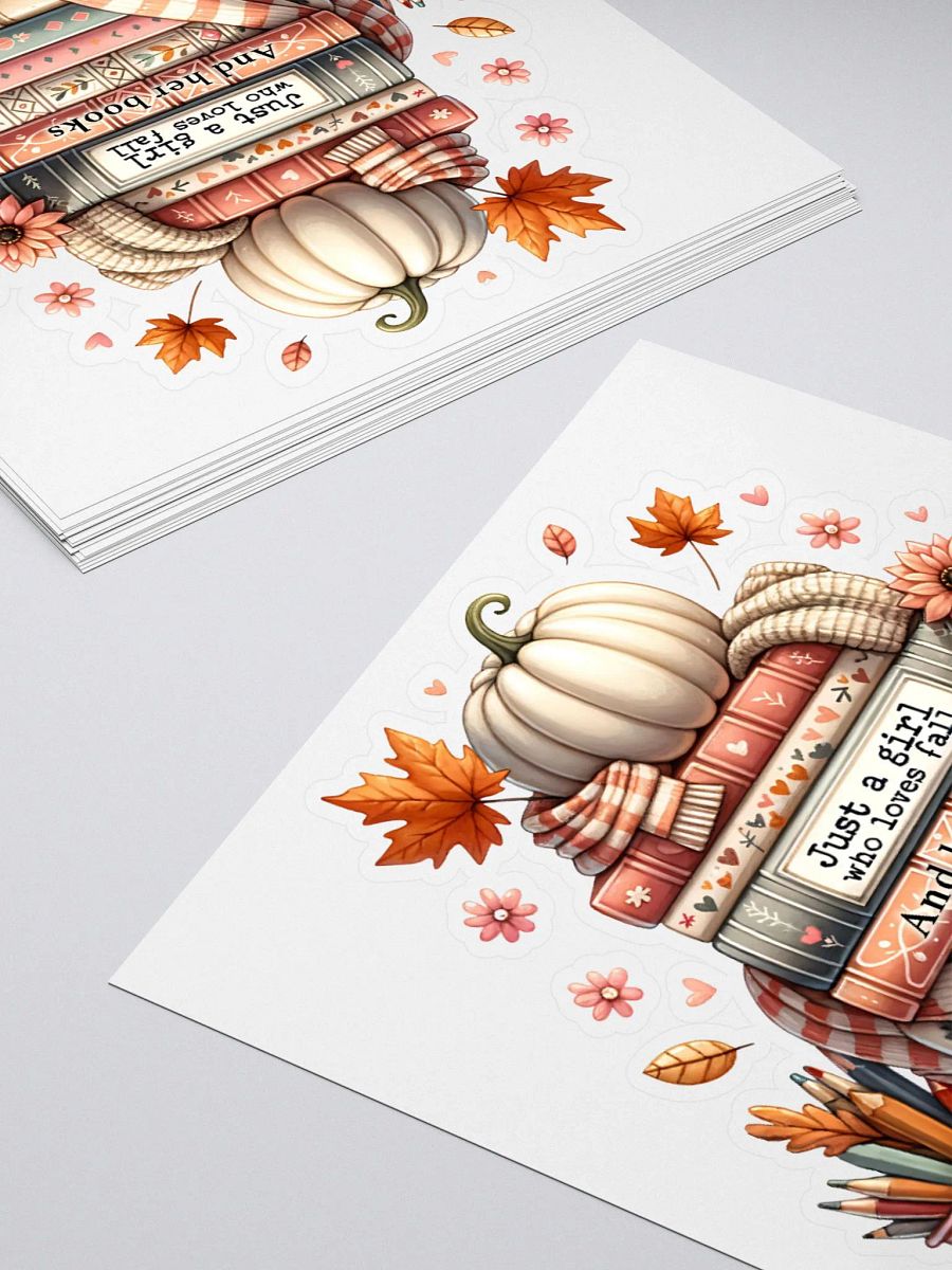 Just A Girl Who Loves Fall Sticker product image (4)