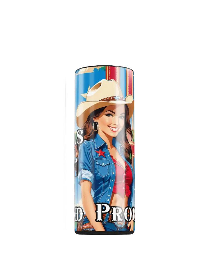 Texas Girl 20 oz Skinny Stainless Steel Tumbler - v4 product image (1)