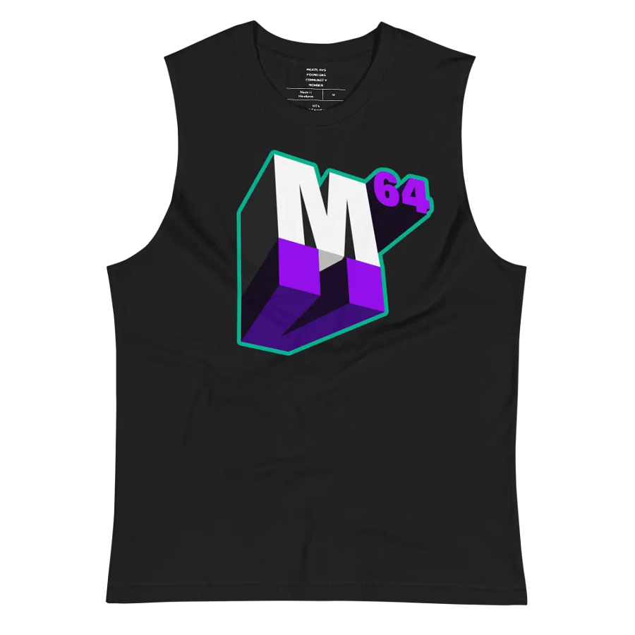 M64 Plays Logo Muscle Tank (Founding Member Edition) product image (3)