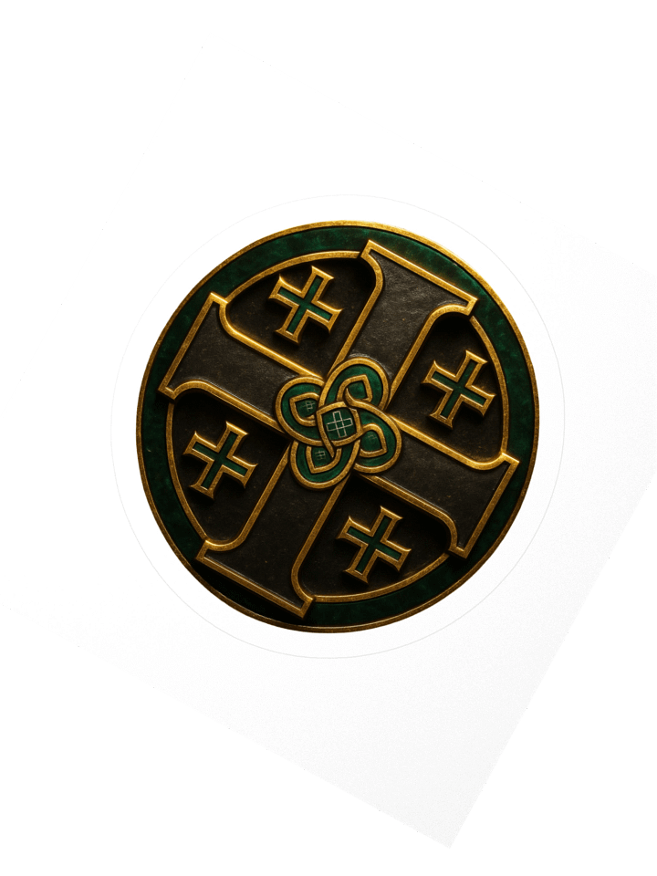 Layman Jerusalem Cross sticker product image (5)