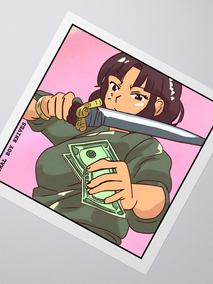 GET THE KNIFE STICKER product image (2)
