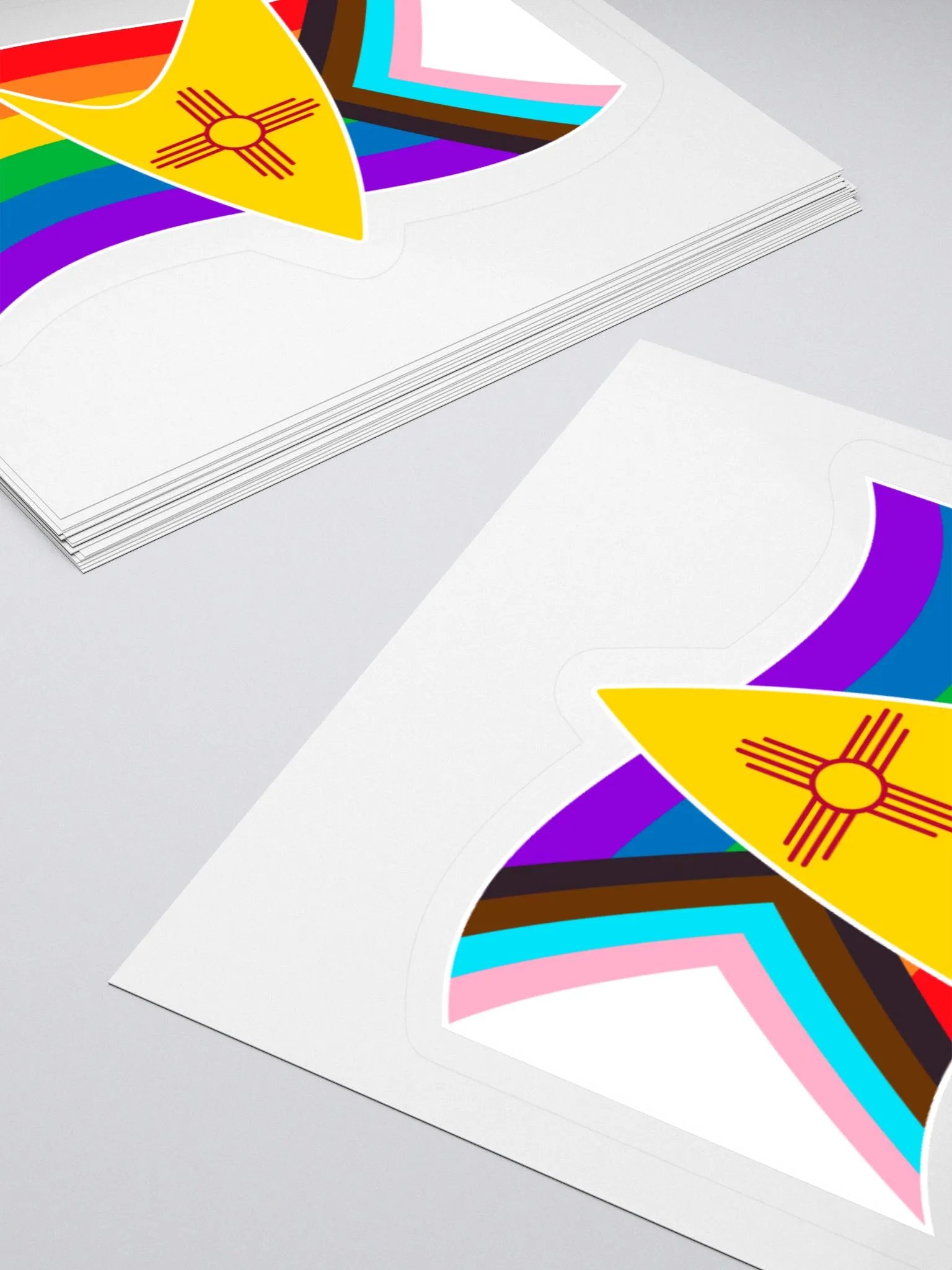 NM Flag Badge with Pride Flag product image (4)