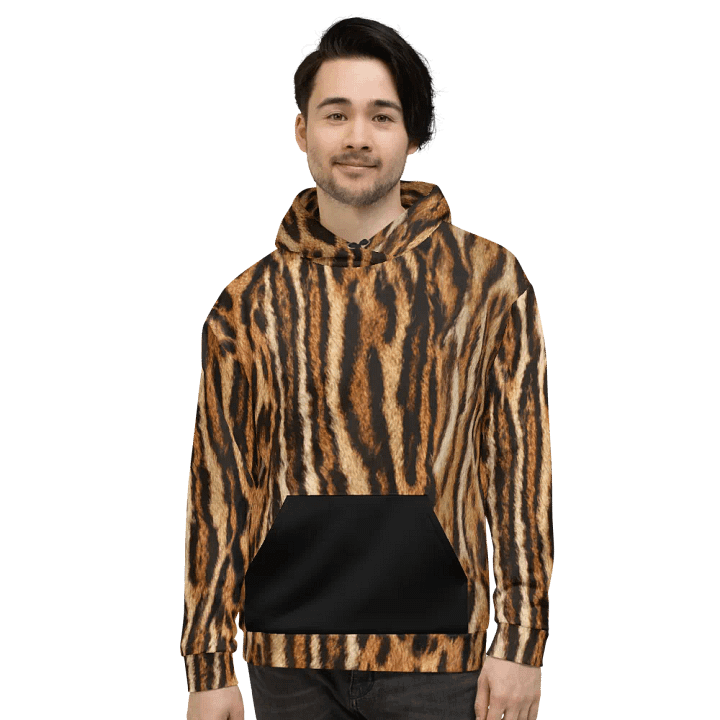 ocelot fur hoodie product image (2)