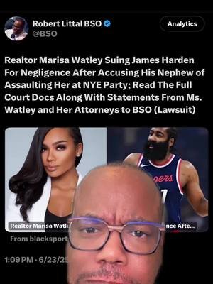 James Harden being sued because his Nephew allegedly assaulted woman in bathroom. Do you think that’s fair? #nba #jamesharden 