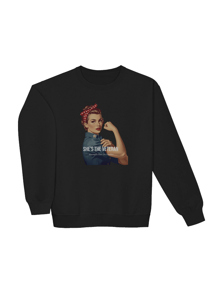 She’s The Veteran Crew Neck Sweatshirt product image (2)