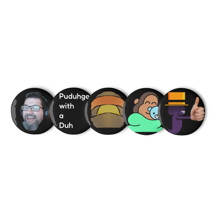 Puduhge With A Duh Pin Button Set product image (1)