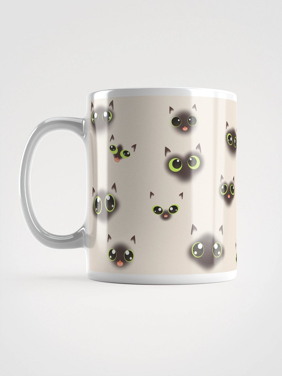 Siamese Cat Faces (Green Eyes) Mug product image (2)