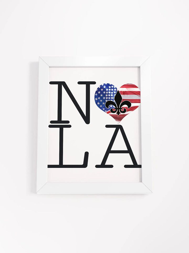 I LOVE NOLA **BIGSHOT POSTER** (USA HEART) product image (4)