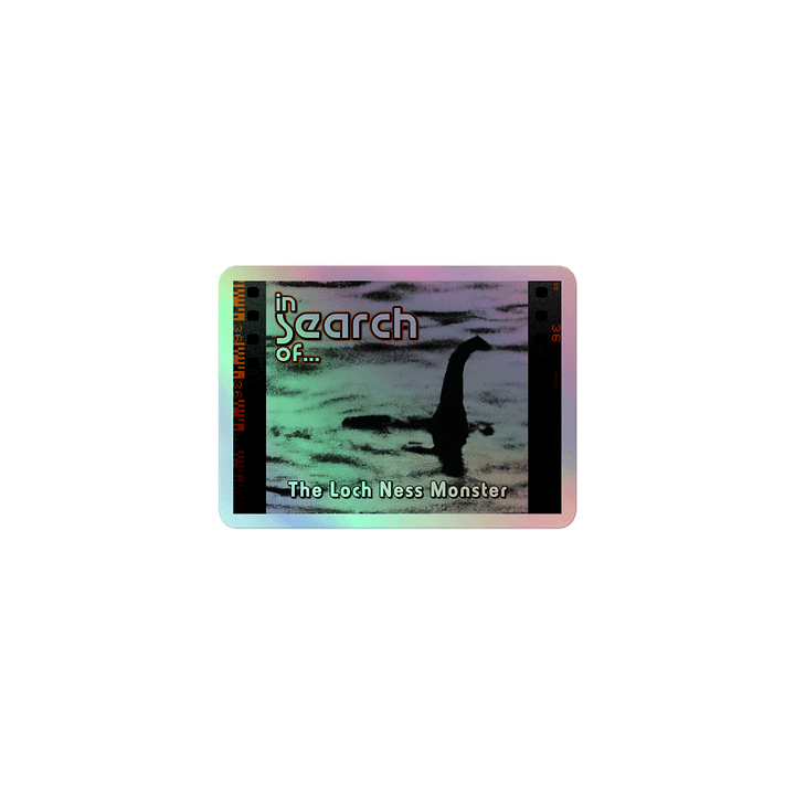 In Search Of...The Loch Ness Monster Holographic Sticker product image (1)