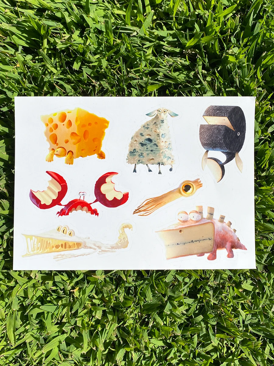 Cheese Creatures - STICKER SET product image (2)