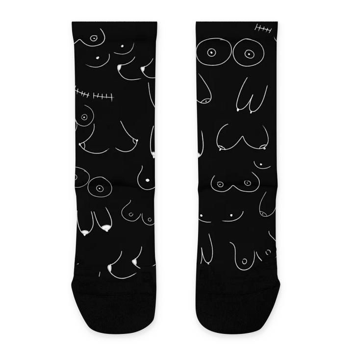 Boob Socks | Black product image (2)