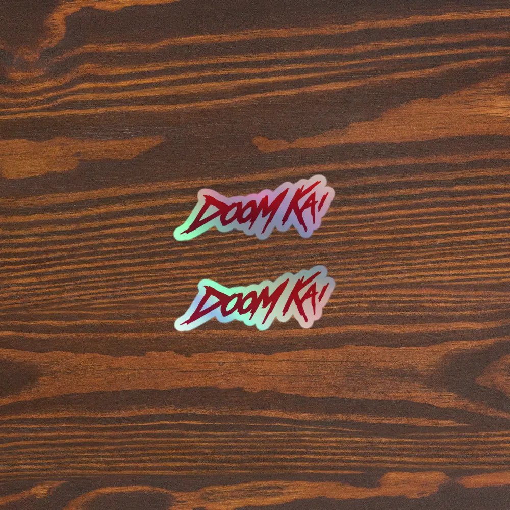 Doom Kai [Red] Grunge Sticker product image (5)