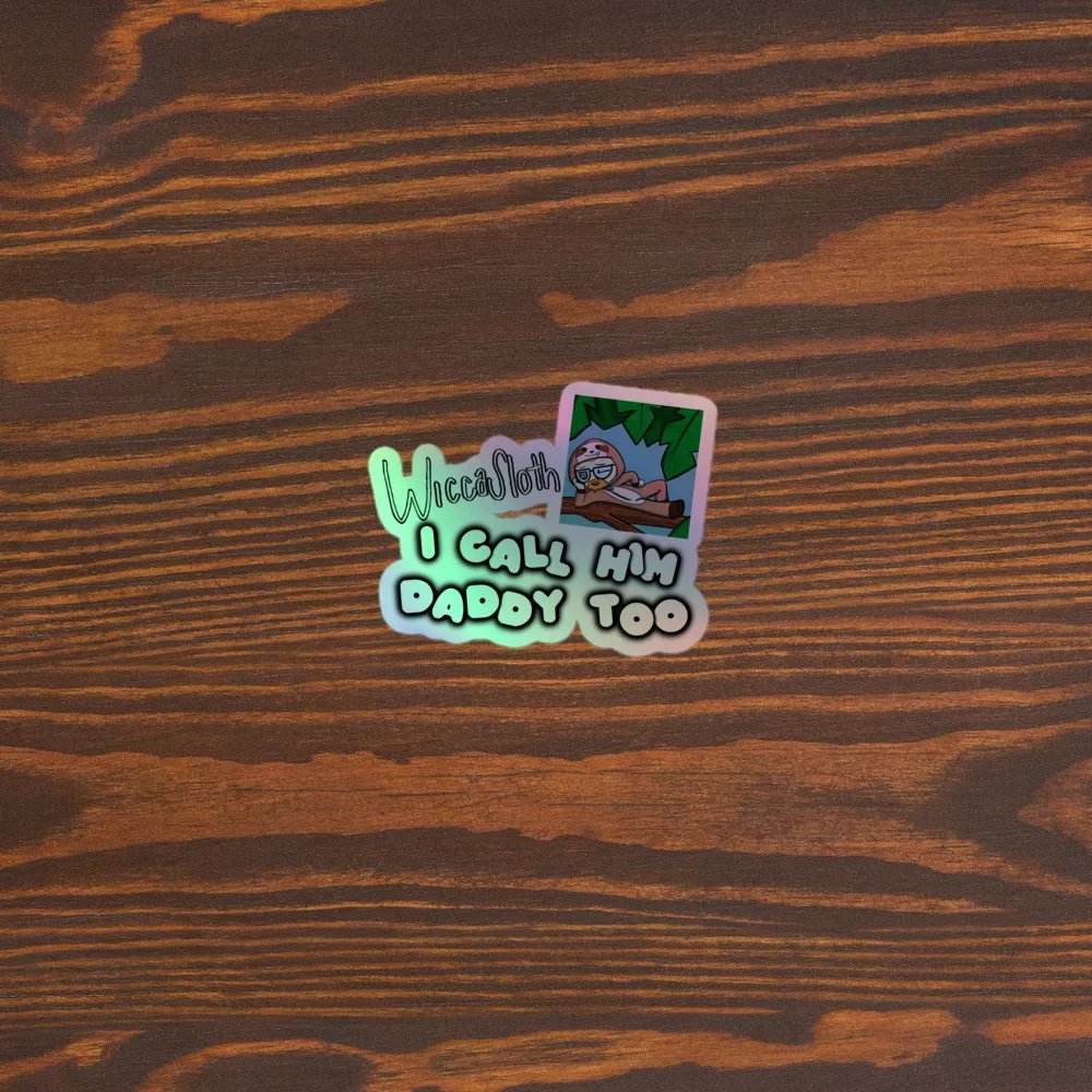 Daddy Holo Sticker product image (5)