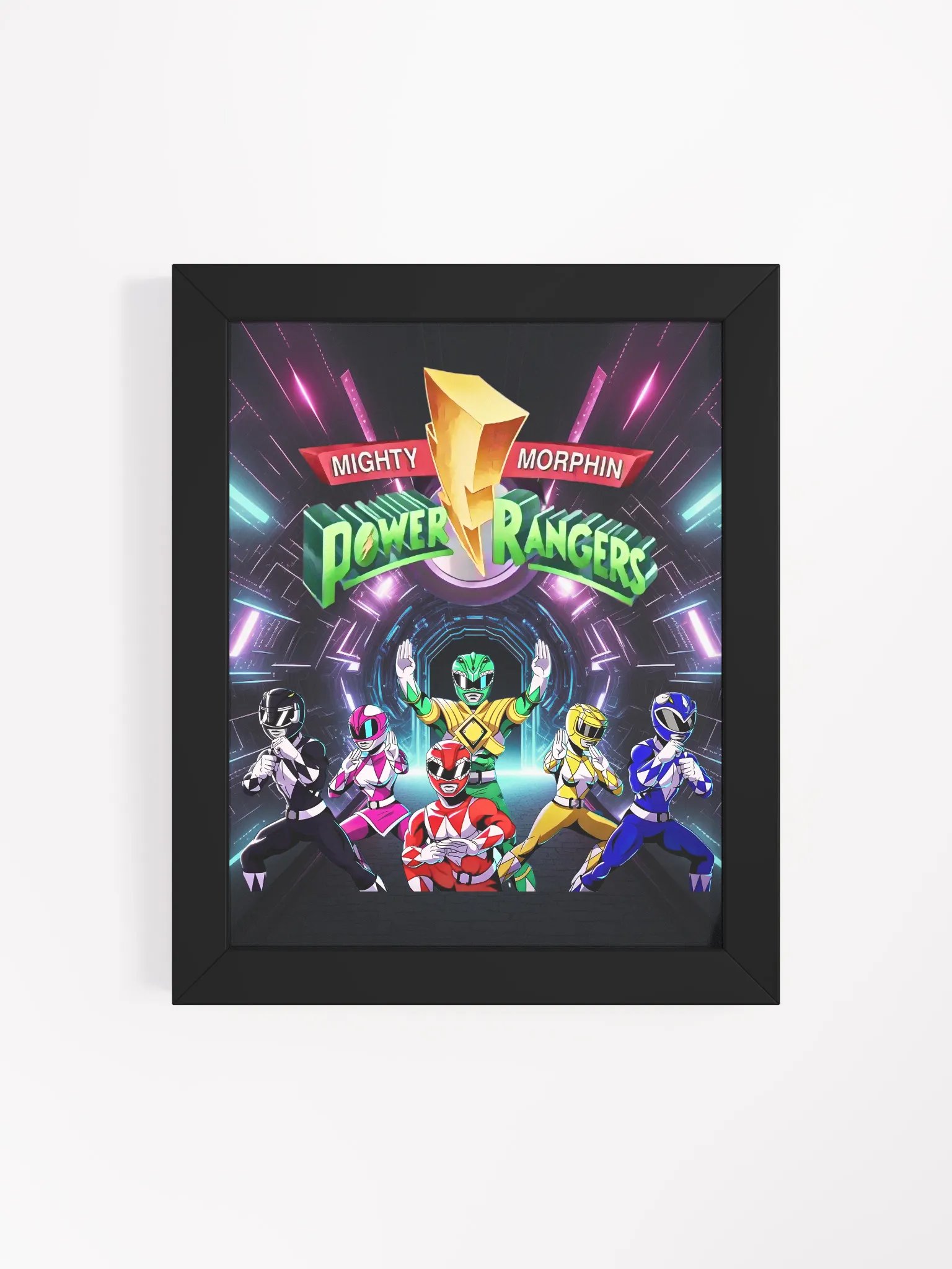 Dynamic Power Rangers Framed Poster product image (29)