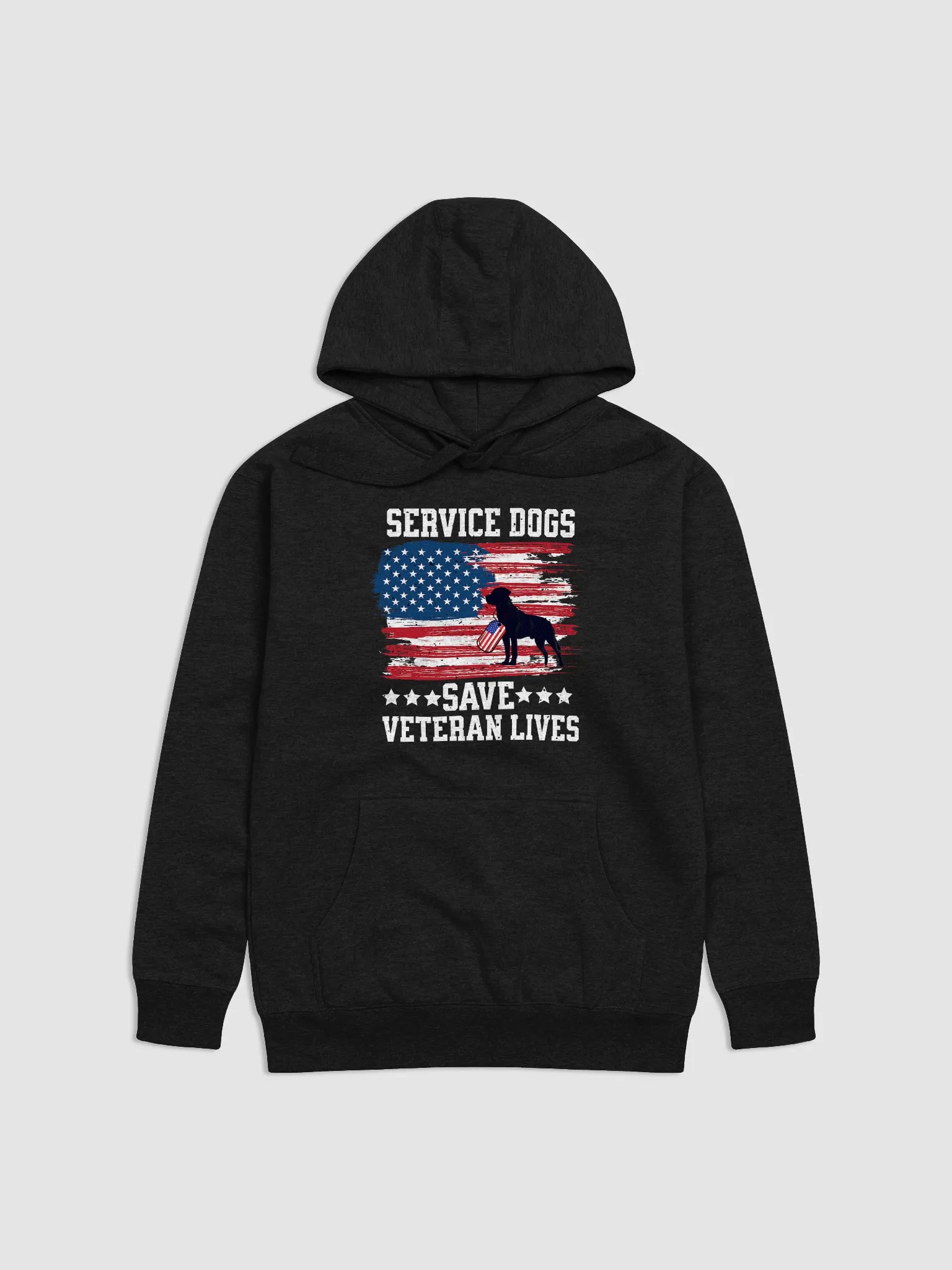 Service Dogs Save Veterans Lives - Adult Hoodie product image (1)