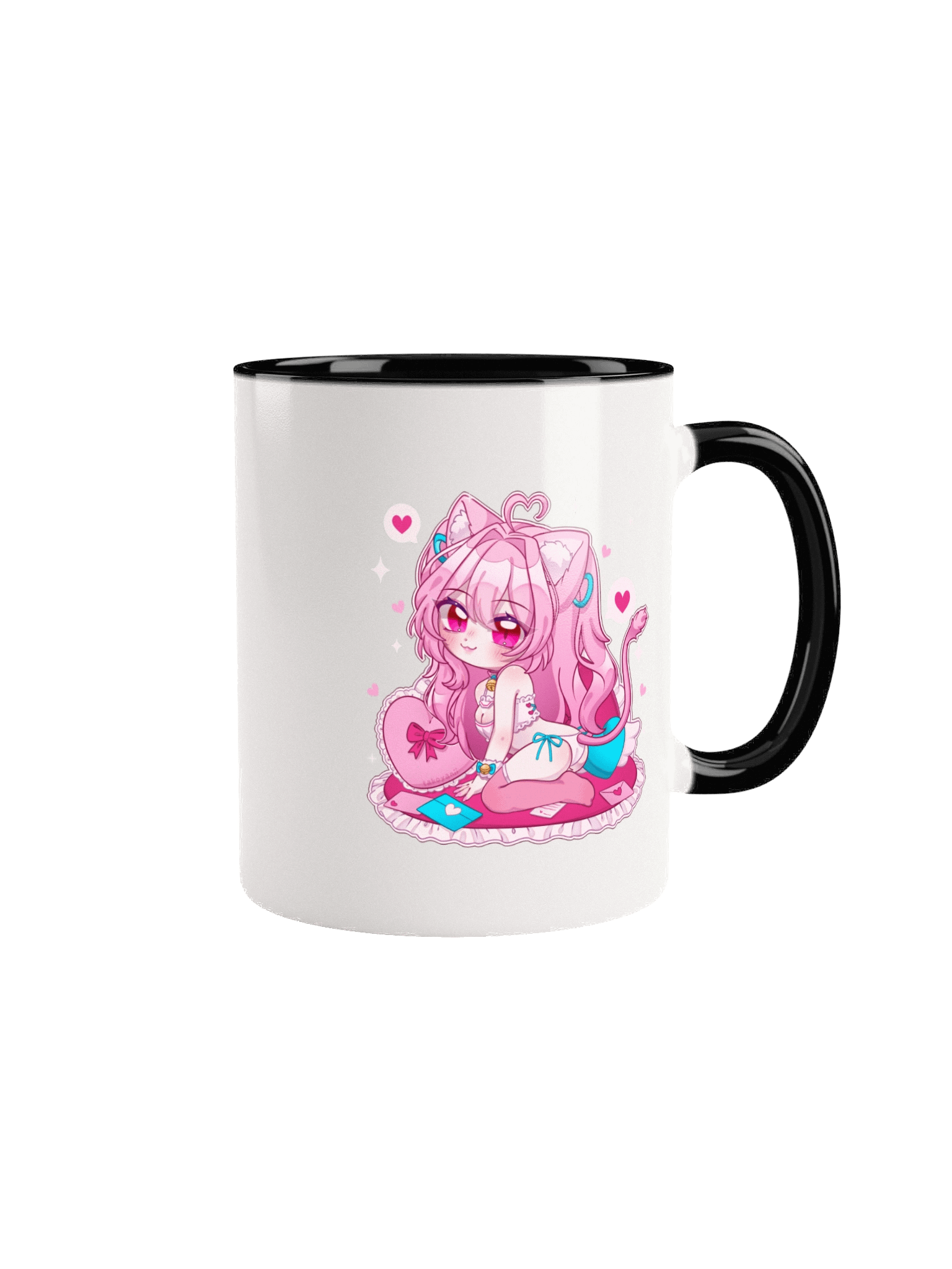 Chibi Playful Kitty Ceramic Mug product image (2)