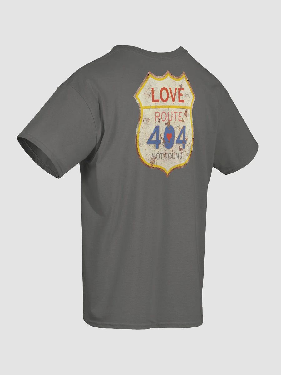 Funny 404 Not Found T-Shirt (Both Side) - Vintage Love Design for Tech Lovers & Geeks product image (38)