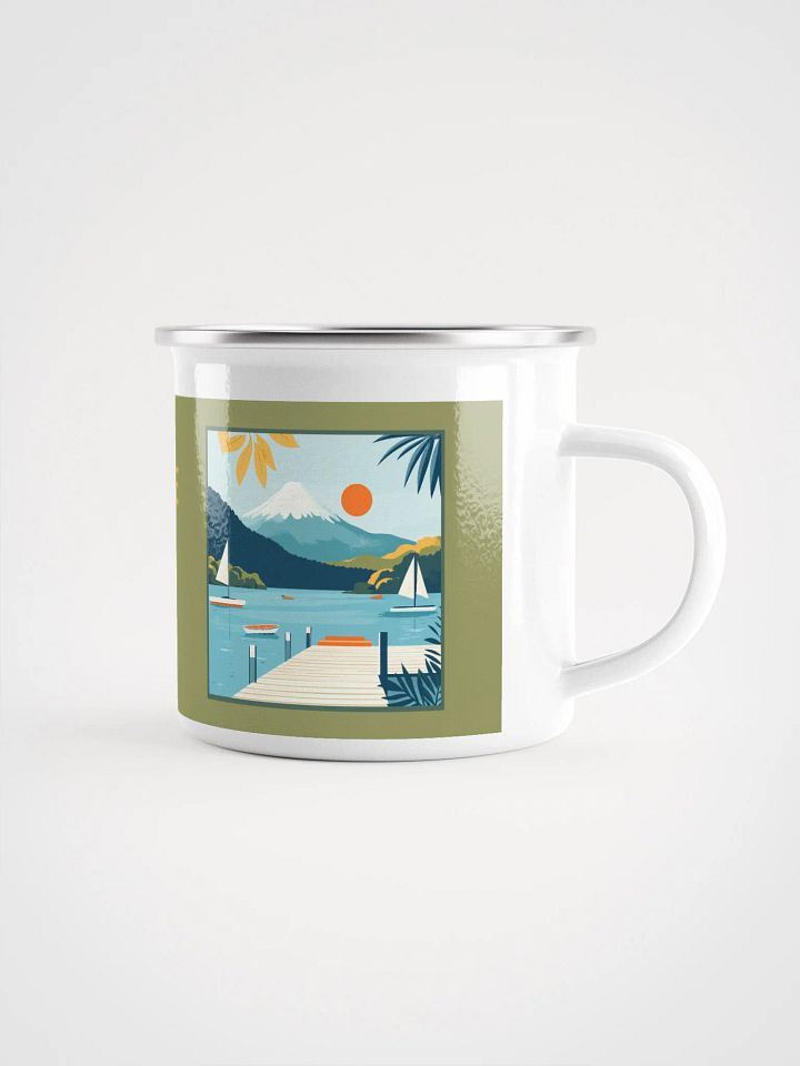 Deep Lake Kiss County Enamel Mug product image (1)