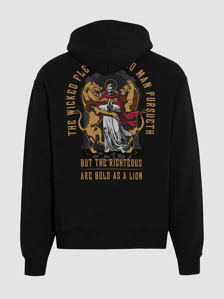 The rigtheous are BOLD as a LION Oversized Hoodie product image (1)