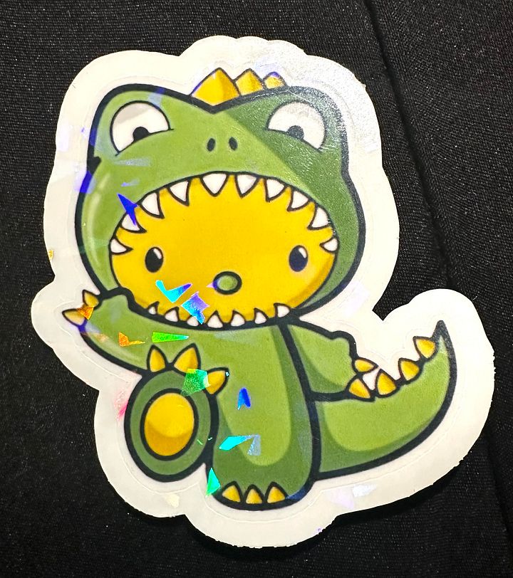 Holographic Dino Kitty product image (1)